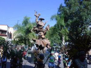 Tlaquepaque in Guadalajara sunny day